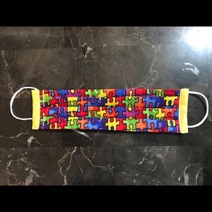 Autism Awareness Puzzle mask cotton